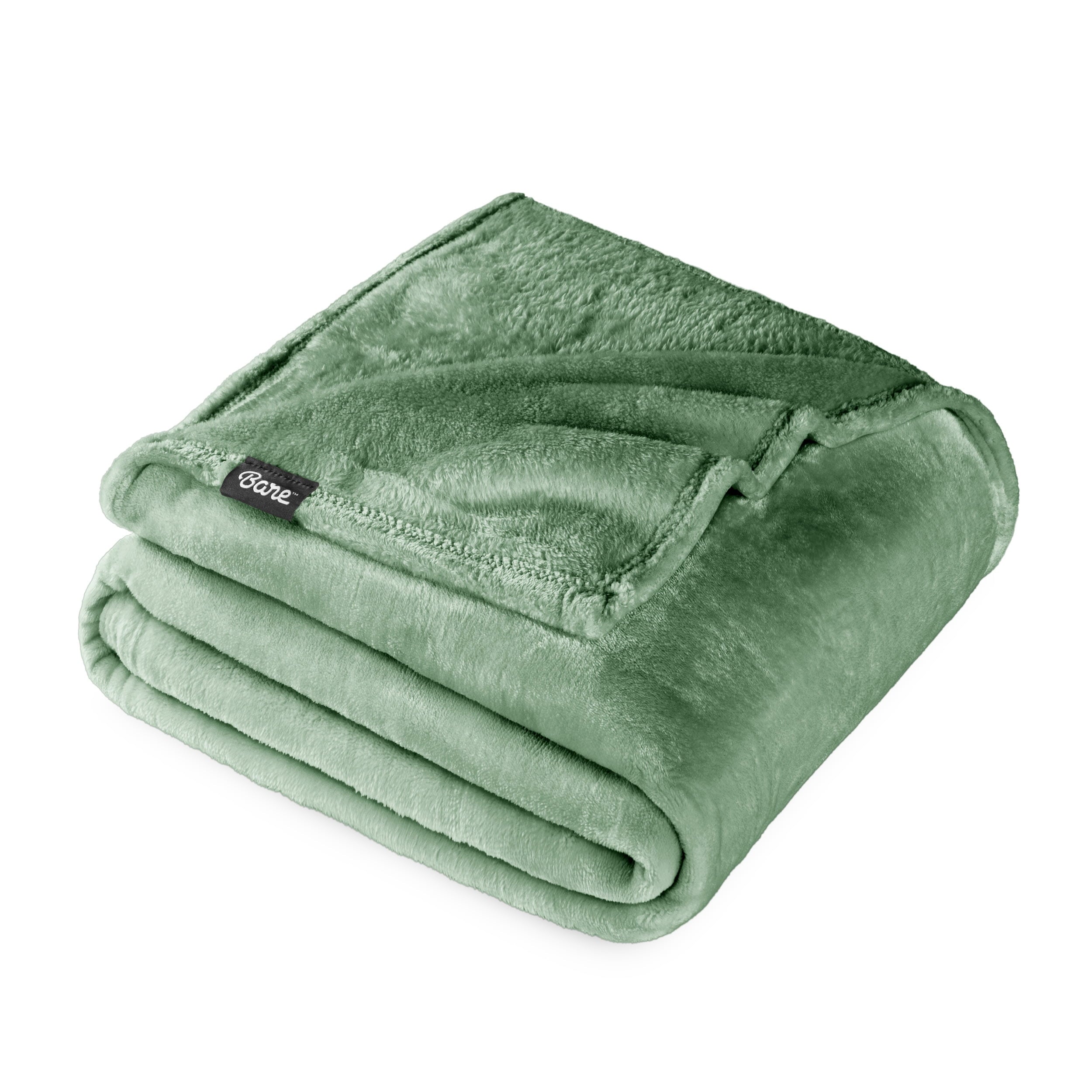 Bare Home Microplush Fleece Blanket - 300 GSM - Fuzzy Microfleece - Soft & Plush - Full/Queen, Gray