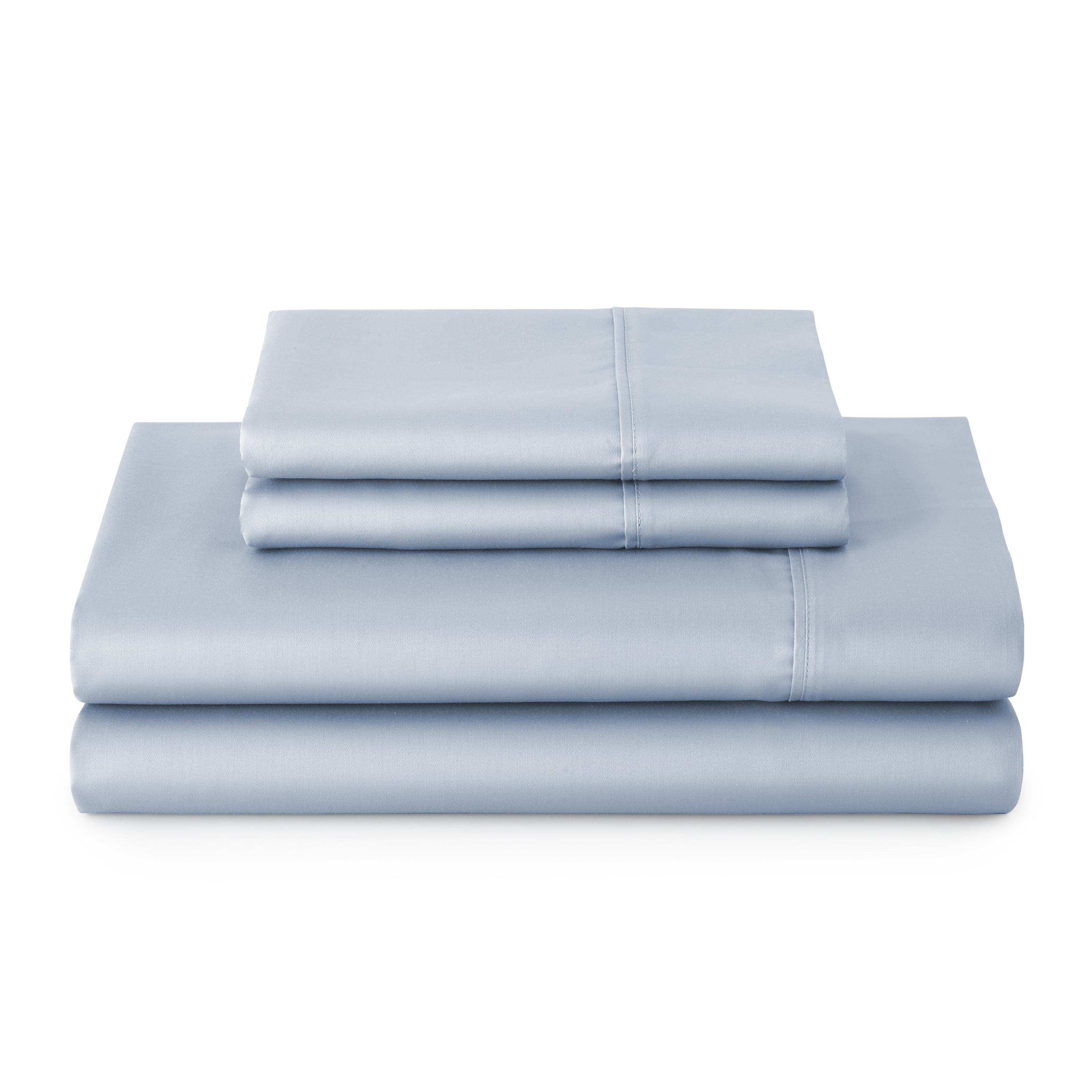Better Homes & Gardens 4-Piece 300 Thread Count Sateen King Sheet Set, Floral Almond Biscuit